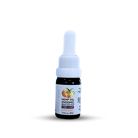 10ML-Broad Spectrum CBD Oil 2500mg - Florida Orange (EU)